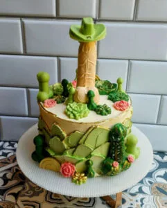 Minneapolis-Minnesota-Roatan-Tooting-Cowboy-Hat-Dick-Bachelorette-Cake